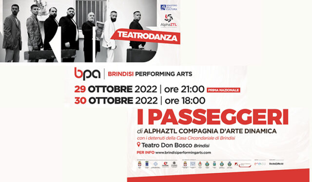 I Passeggeri, prima nazionale al Brindisi Performing Arts Festival